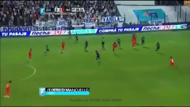 Quilmes vs Independiente (1-2) Primera División 2015 - todos los goles resumen‬