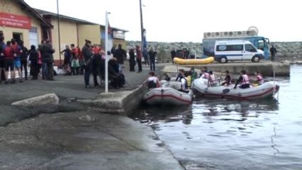 Denizde Rafting Yarışması Yapıldı