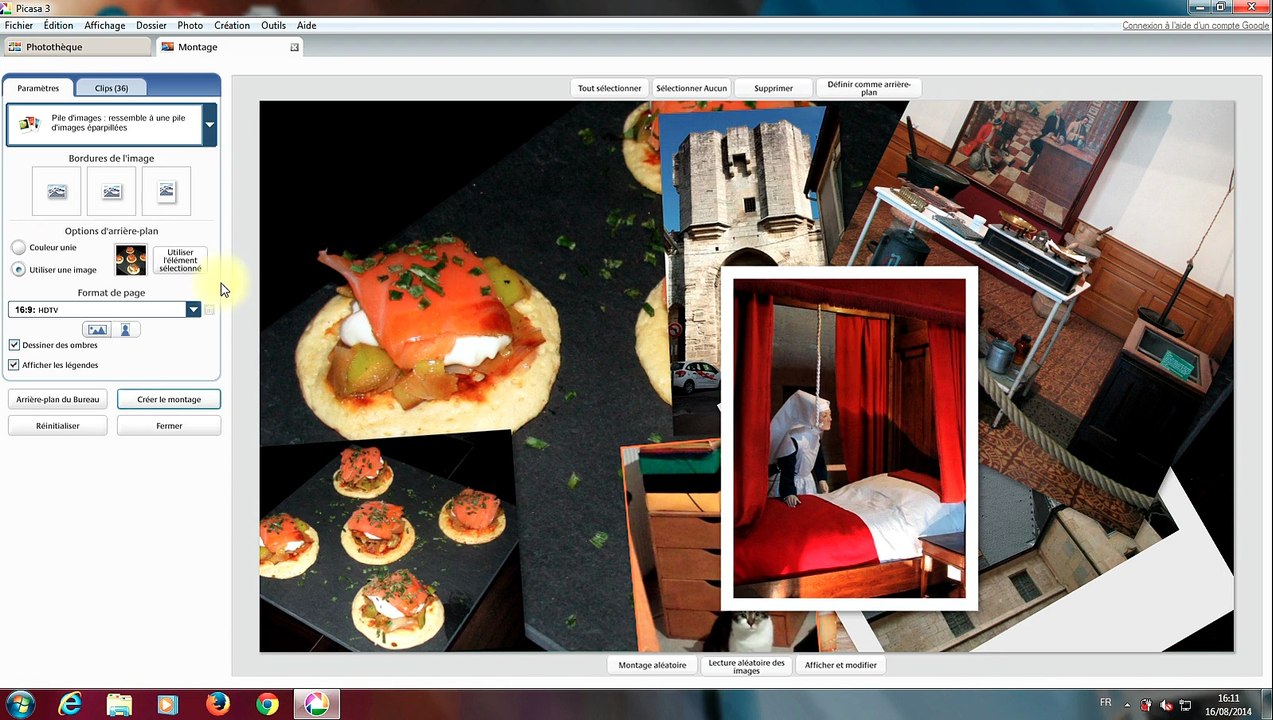 Tuto - Picasa 3 - Créer un montage photo