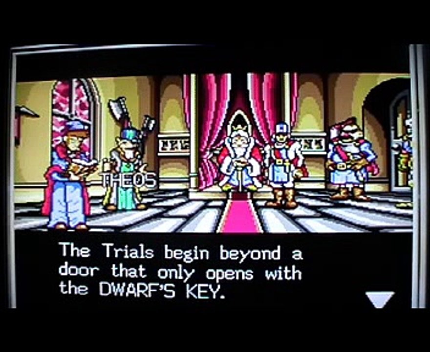 Videotest Shinning in the darkness (Megadrive)