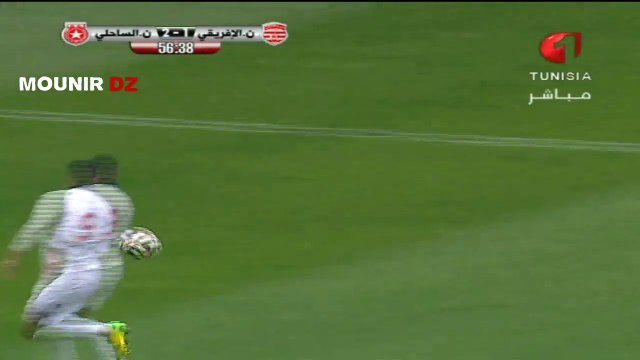 Le deuxième But de Baghdad Bounedjah Club Africain vs E.S. Sahel - Djabou vs Bounedjah