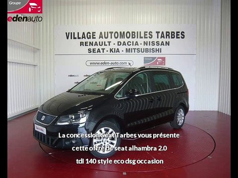 Annonce seat alhambra 2.0 tdi 140 style eco dsg