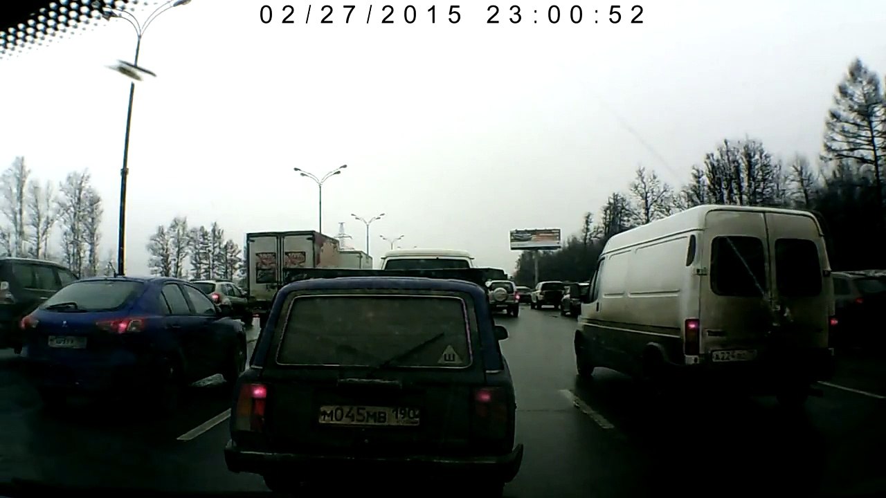 Двойной удар - ДТП на МКАД