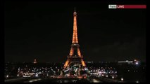 Eiffel Tower lights turned off for Charlie Hebdo attack victims - BBC News