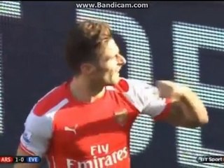 Arsenal Vs Everton 1-0 3_1_2015 -- Olivier Giroud Goal (HQ)‬