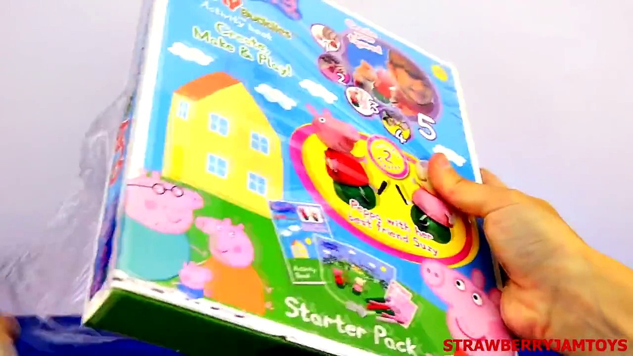 Peppa Pig Play Doh How To Make Peppa Pig and Suzy Sheep Clay Buddies Nickelodeon StrawberryJamToys