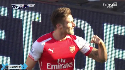 Arsenal 1 -- 0 Everton ll HD -- Giroud