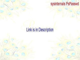 sysinternals PsPasswd Keygen (Instant Download)