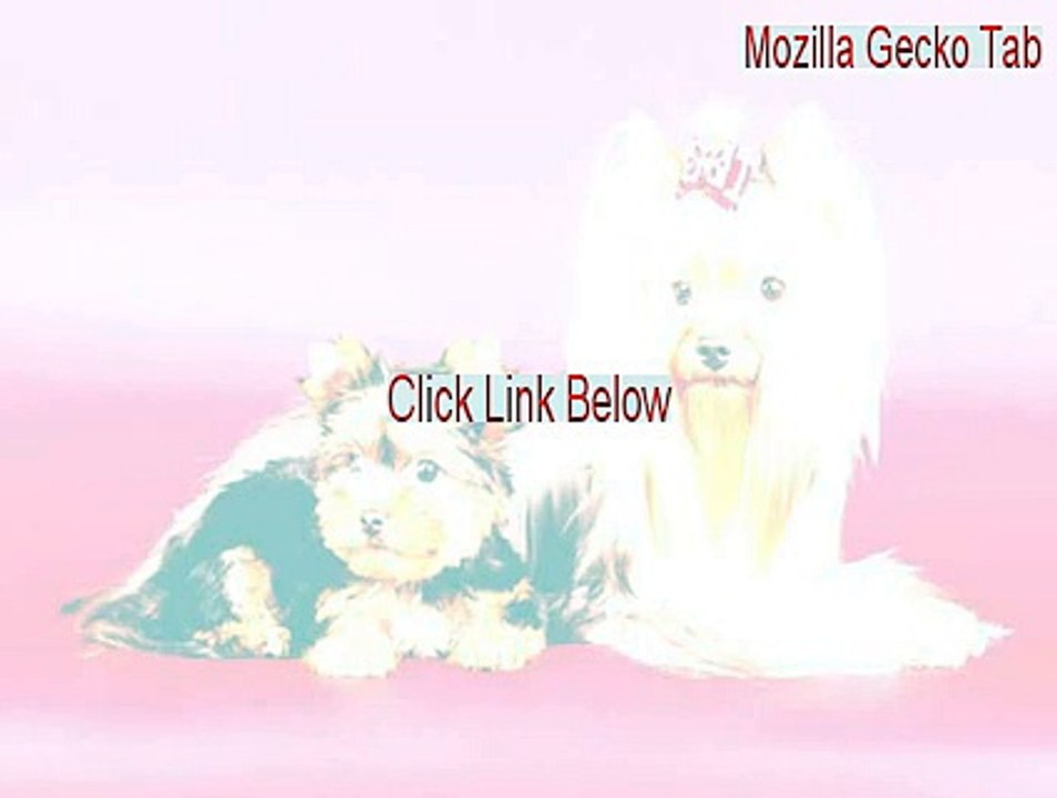 Mozilla Gecko Tab Download Free [Instant Download 2015]