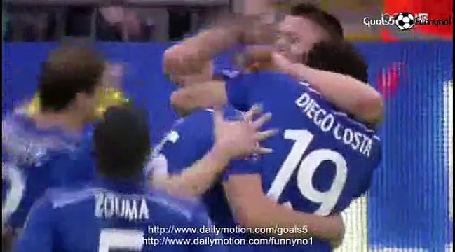 John Terry Chelsea 1 - 0 Tottenham Capital One Cup 1-3-2015