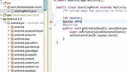 Android Application Development - 8 - Setting up Variables and Referencing XML ids