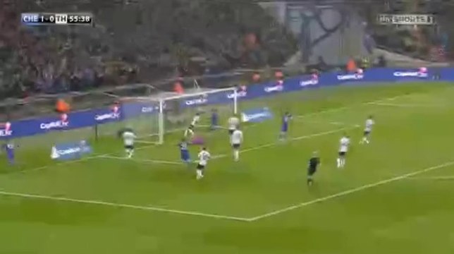 Diego Costa Goal Chelsea 2 - 0 Tottenham 01/03/2015 - Capital One Cup
