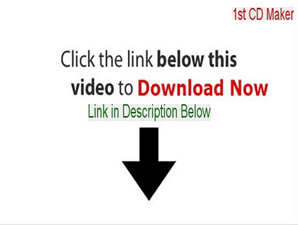 1st CD Maker Full - Download Here