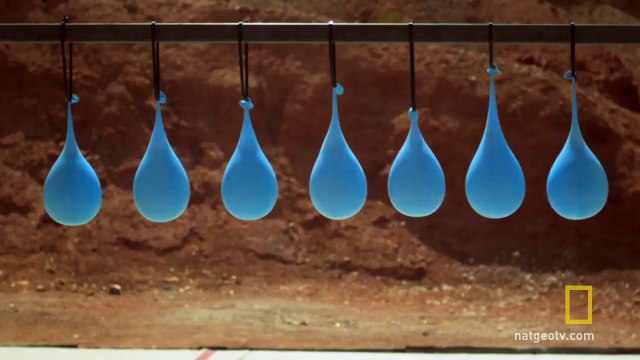 Combien de ballons à eau pour stopper une balle : expérience intéressante