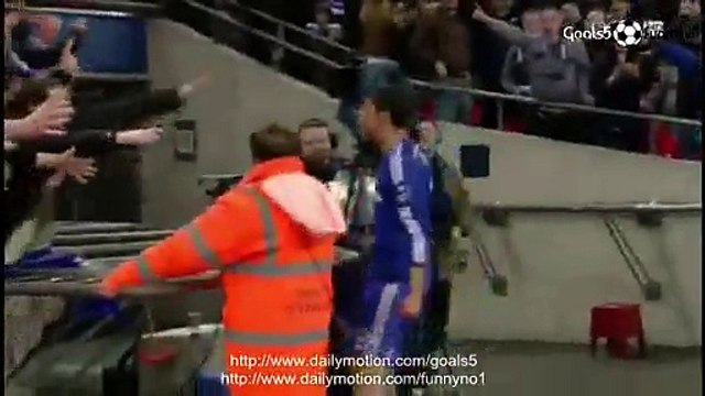 Diego Costa Goal Chelsea 2 - 0 Tottenham Capital One Cup 1-3-2015