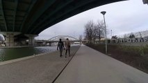 En vélo par le canal, de Barbès (Paris 18) au centre de Saint-Denis (Gare)