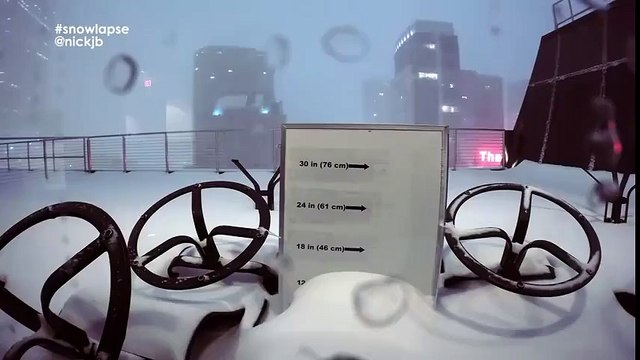 40 saat boyunca kar yağdı ve..