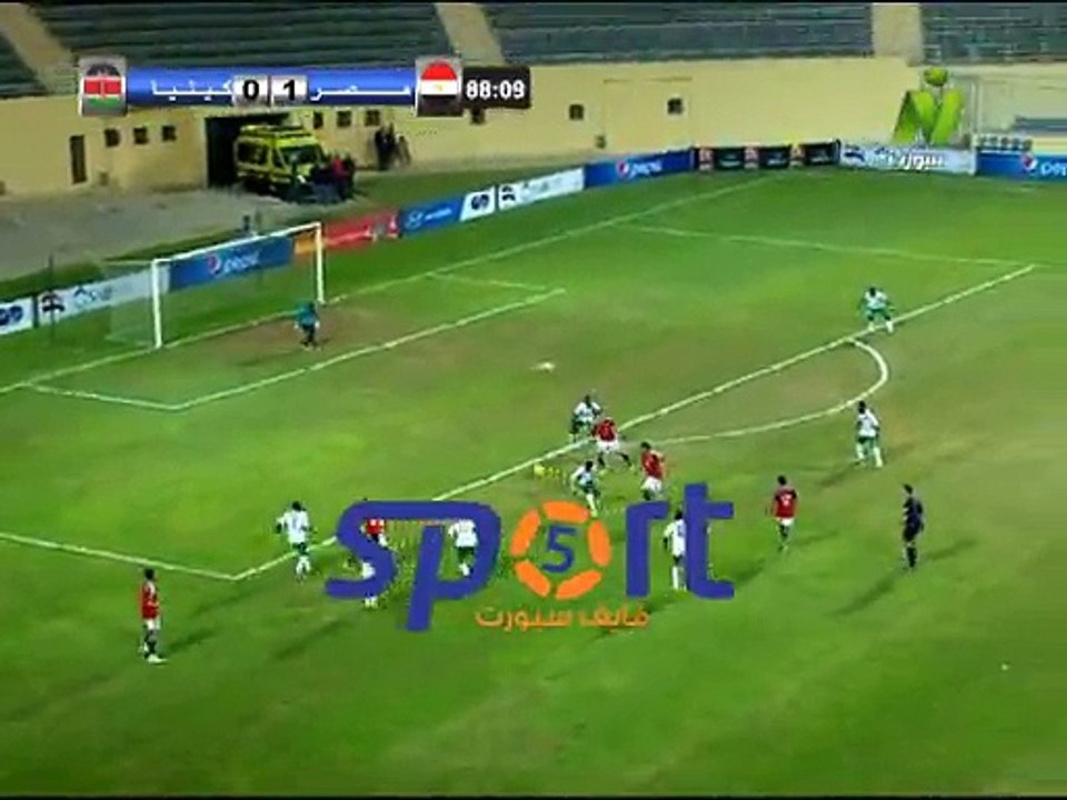 الهدف الثانى والثالث لمصر فى كينيا