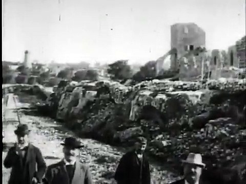 Alexandre Promio: Départ de Jérusalem en chemin de fer (1897)