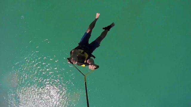 Rope Swinging from Helicopter is just So Scary!!