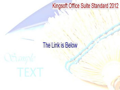 Kingsoft Office Suite Standard 2012 Keygen (kingsoft office suite 2012 mac)