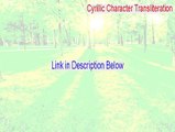 Cyrillic Character Transliteration Full - Instant Download 2015