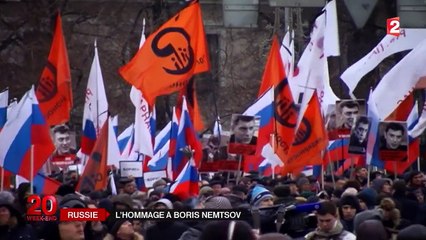 Moscou : une marche en hommage à Boris Nemtsov