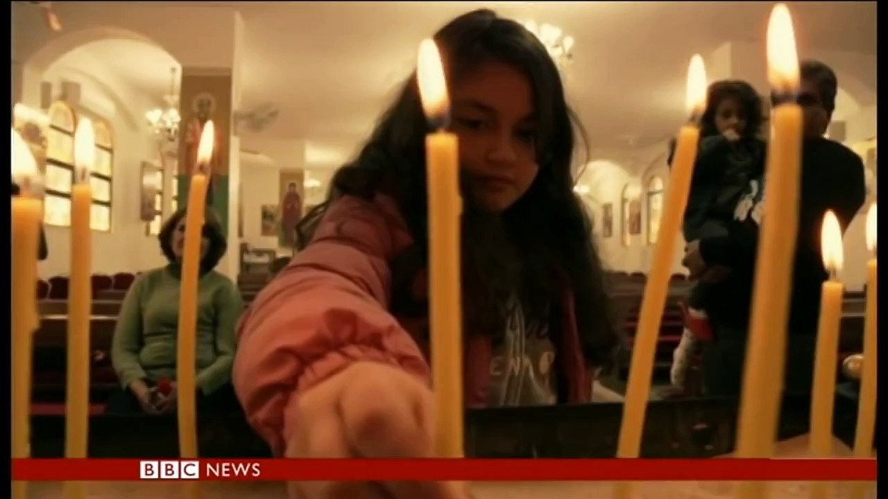 Iraqi Christian refugees celebrate Christmas in Jordan - BBC News