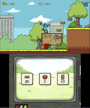 Regular Show Mordecai and Rigby in 8Bit Land Gameplay (Nintendo 3DS) [60 FPS] [1080p]