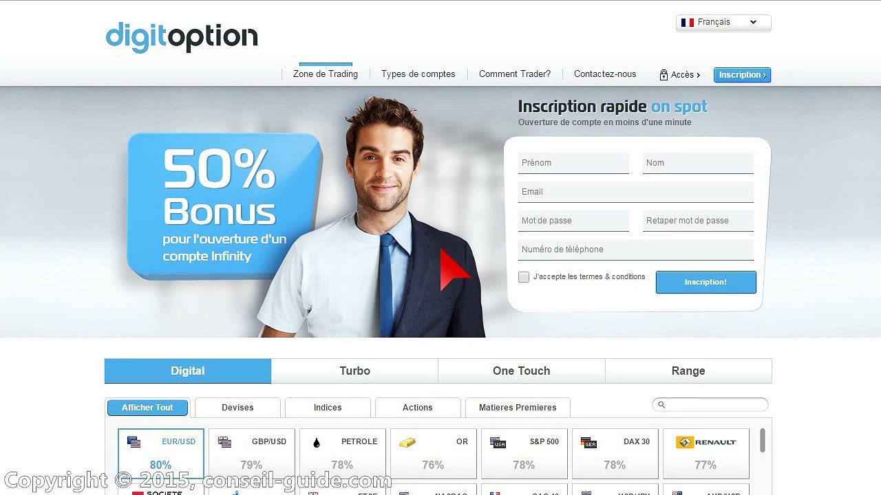 Avis client - digitoption