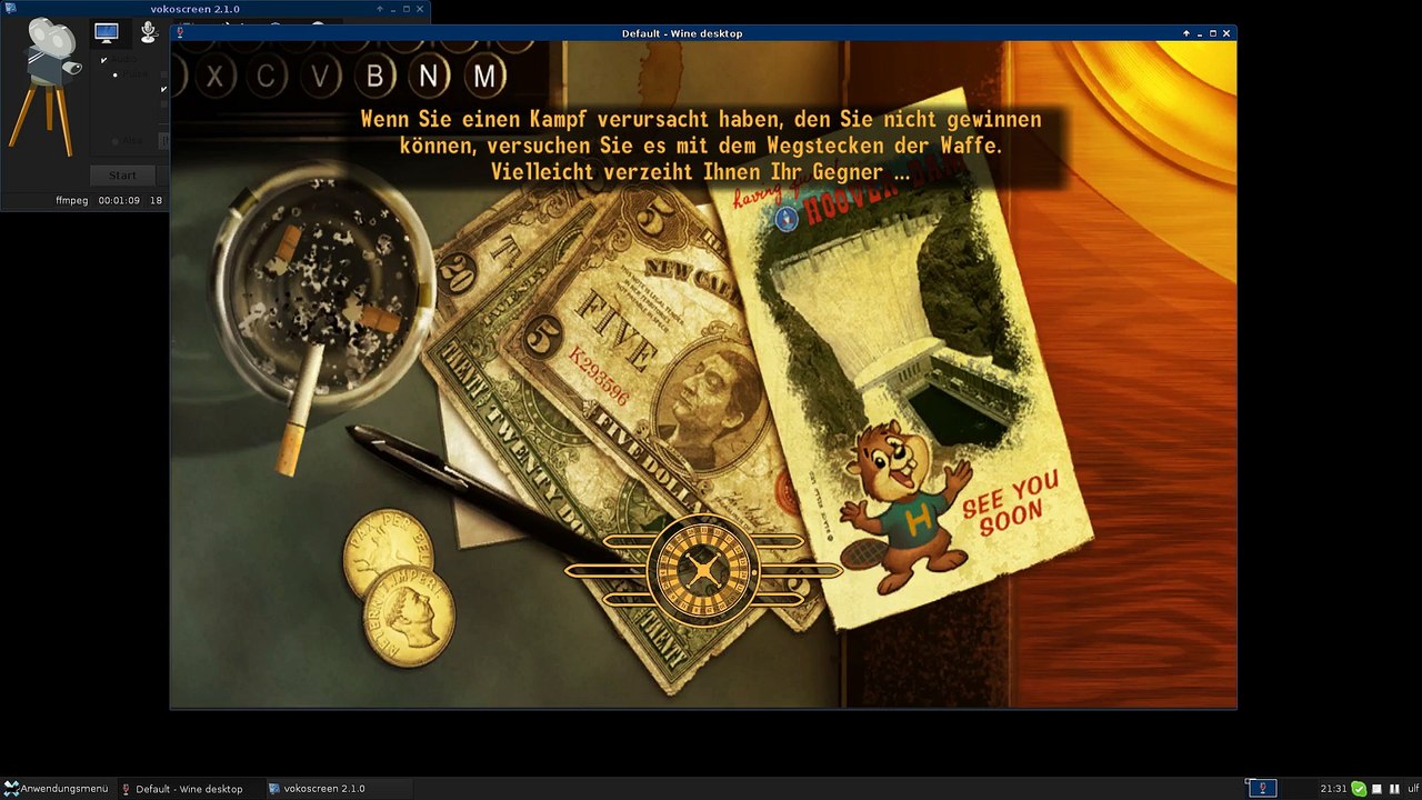 Arch Linux : Fallout New Vegas [wine d3d]
