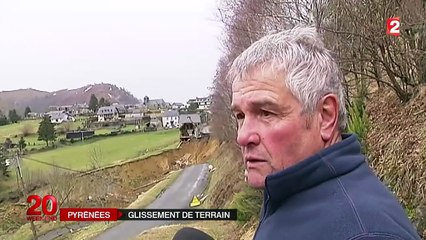 Gazost : un glissement de terrain rend le village inaccessible