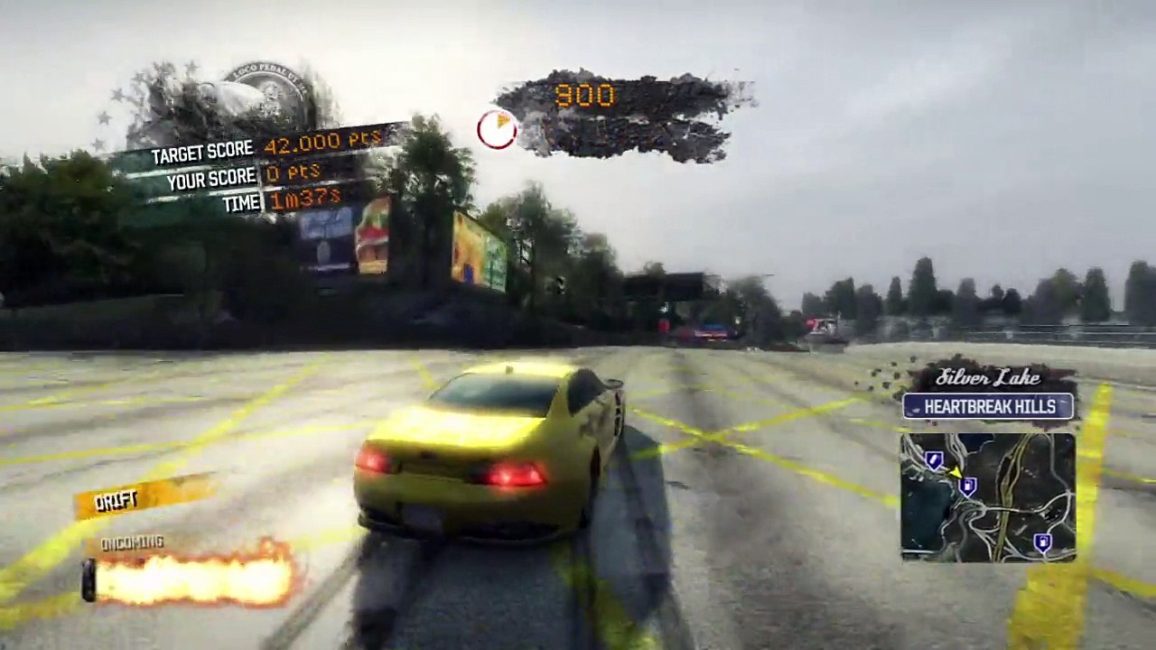Burnout Paradise Trofeu Score over 50.000 in a stunt run