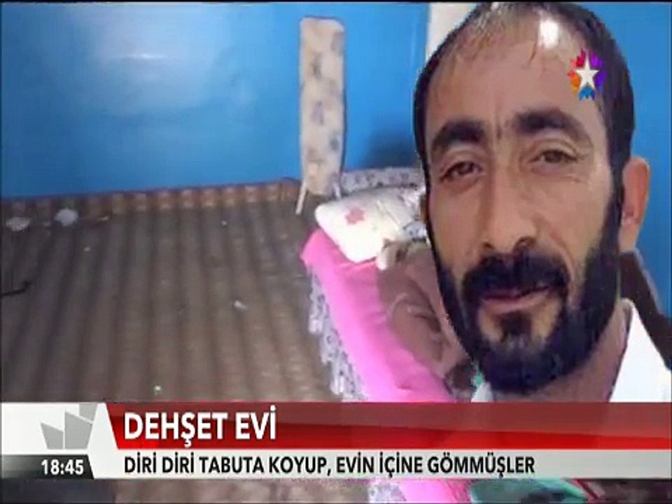 Dehşet evi domuz bağıyla bağladıkları adamı diri diri tabuta koyup evin içine gömdüler
