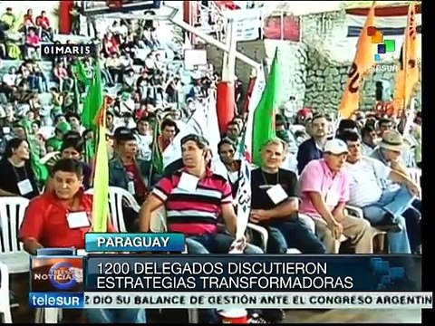Paraguayos debaten políticas alternas al proyecto neoliberal de Cartes