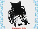 NOVA Medical Products 7180L Lightweight Wheelchair with Detach Desk Arms and S/A Footrests