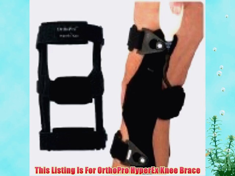 OrthoPro HyperEx Knee Brace - Left Large Mid-Thigh Circ: 20 - 27 ...