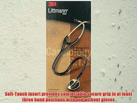 3M Littmann Cardiology S.T.C. (Soft-Touch Chestpiece) Stethoscope Black Tube 27 inch 4471