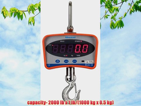 Digital Hanging Scale - 2000 lb. Capacity x 1 lb. Resolution