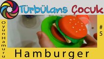 Oyun Hamuru ile Hamburger Yapımı | Türbülans Çocuk  | Play Doh Hamburger