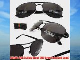 Gucci GG2220/S Sunglasses-065Z Shiny Black (M9 Gray Polarized Lens)-57mm