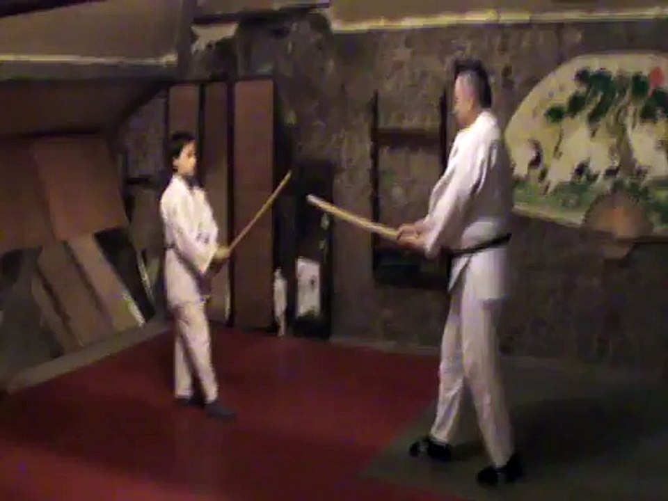 Ken : jodan tsuki awase migi gedan kiri gaeshi