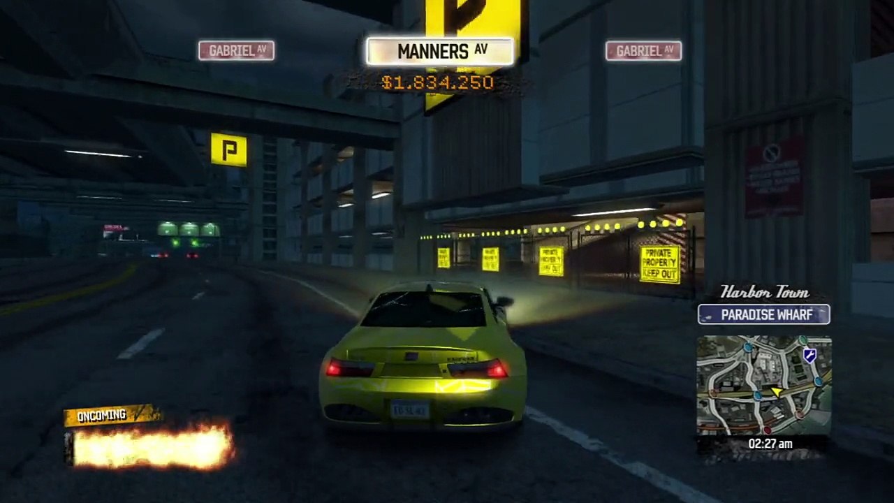 Burnout Paradise Trofeu Visit all the car parks in Paradise