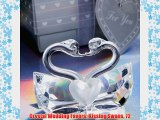 Crystal Wedding Favors: Kissing Swans 72