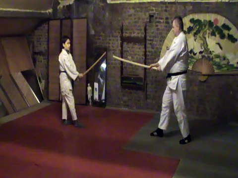 Ken : ma ai ouverture shomen uchi henka aiki