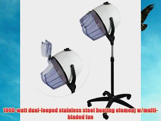 Salon Sundry - Professional Bonnet Style Hood 1000 Watt Salon Hair Dryer - White