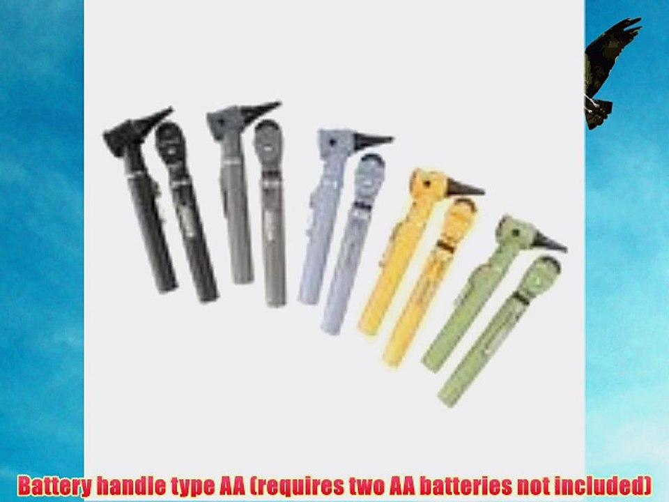 Riester Ri-Mini Otoscope/Ophthalmoscope Kit Halogen 2.5 V Black