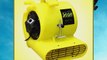 BlueDri Jetster ETL Listed Yellow Air Mover Carpet Blower & Floor Dryer with low amps + GFCI