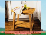 New Grade A Teak Bath Stool Or Side Table Or Shower Bench