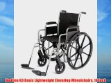 Medline K3 Basic Lightweight Elevating Wheelchairs 18 Inch